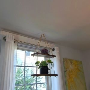 Handmade Hanging Shelves